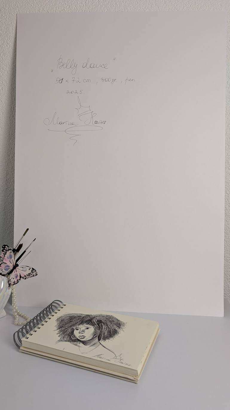 Original Classicism Body Drawing by Marina Kaiser