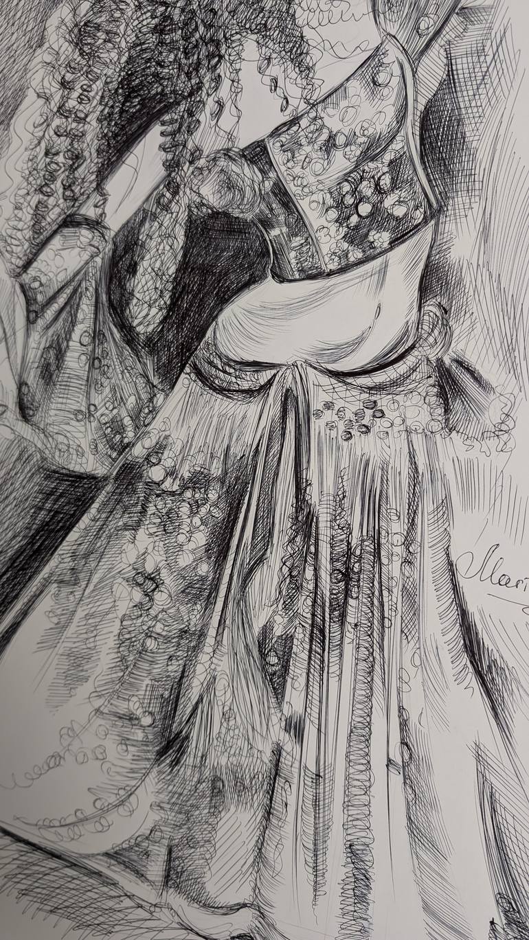 Original Classicism Body Drawing by Marina Kaiser