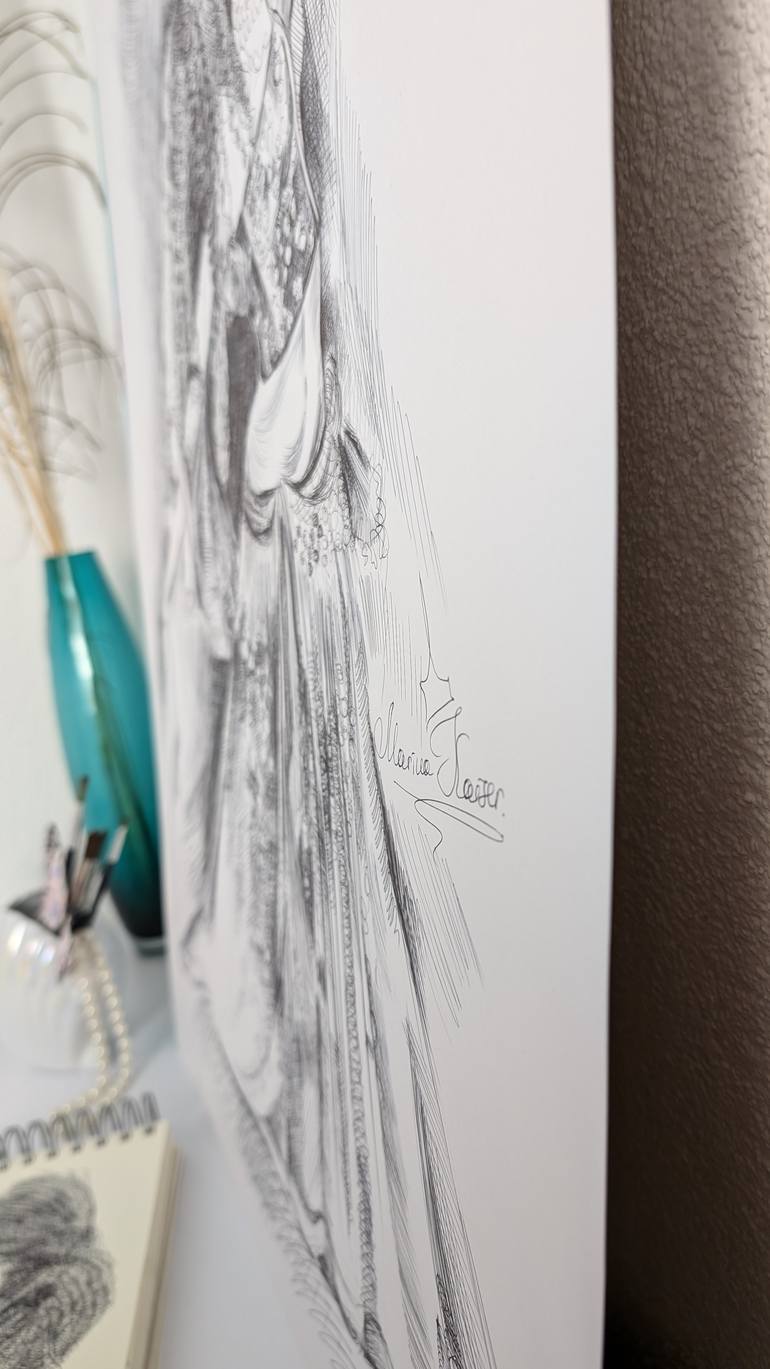 Original Classicism Body Drawing by Marina Kaiser