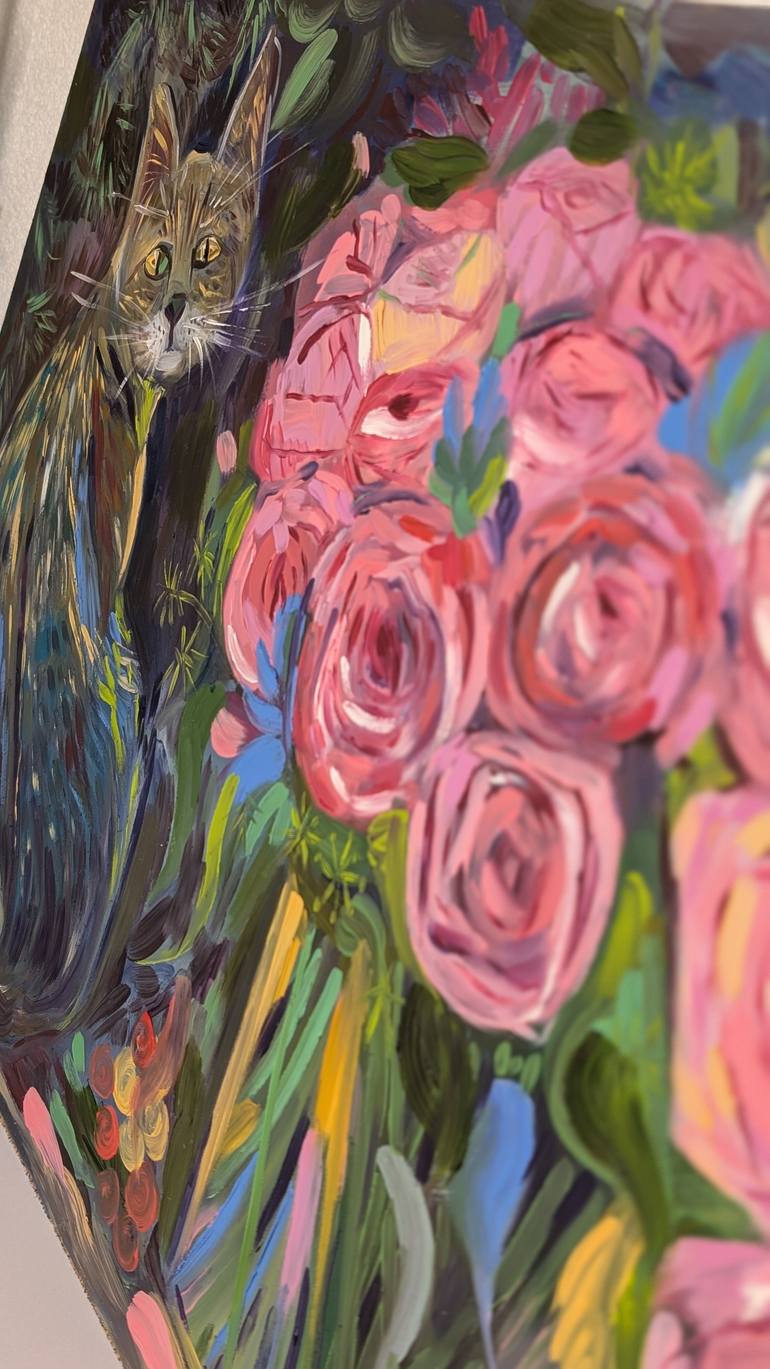 Original Impressionism Floral Painting by Marina Kaiser
