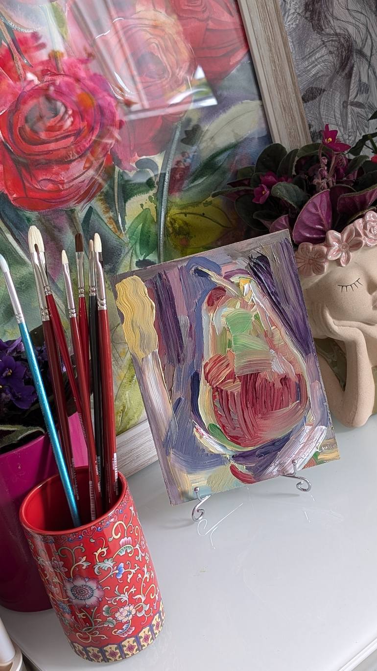 Original Minimalism Food & Drink Painting by Marina Kaiser