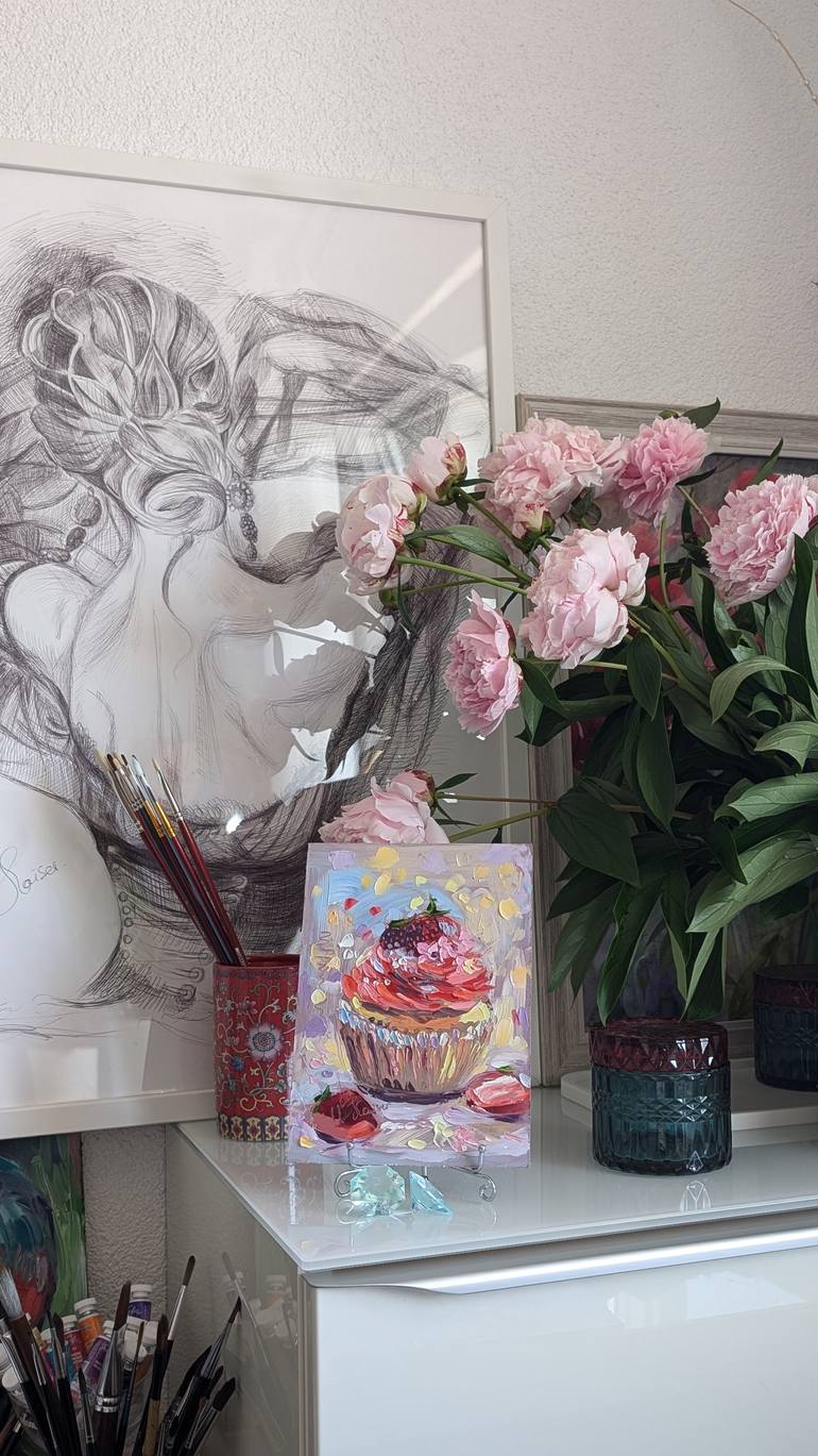 Original Art Deco Food & Drink Painting by Marina Kaiser