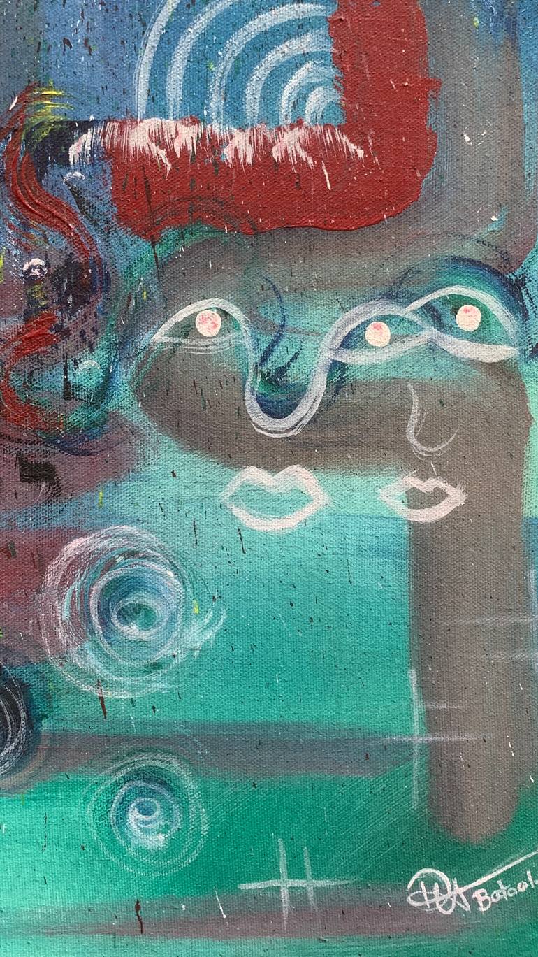 Original Conceptual Abstract Painting by Ambreen Sadiq