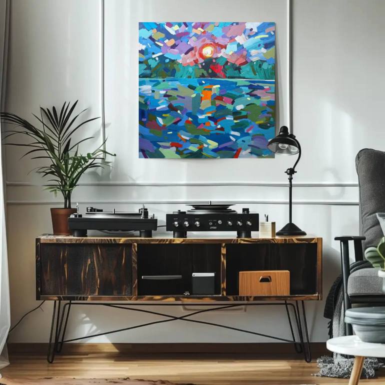 Original Abstract Painting by Yordan Petkov