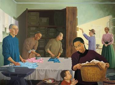 Original Classicism People Paintings by Lu Linglei