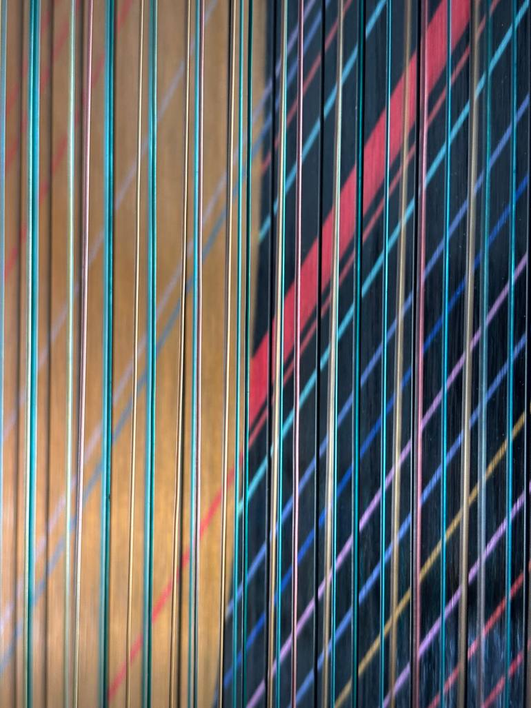 Original Art Nouveau Geometric Mixed Media by Antonio De La Rosa Rodriguez