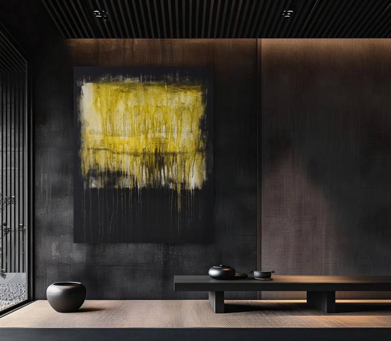 Original Abstract Expressionism Abstract Painting by Luca Strippoli