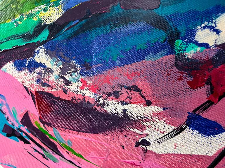 Original Abstract Expressionism Abstract Painting by Natalia Shutiak