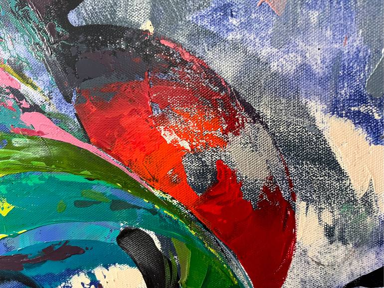 Original Abstract Expressionism Abstract Painting by Natalia Shutiak