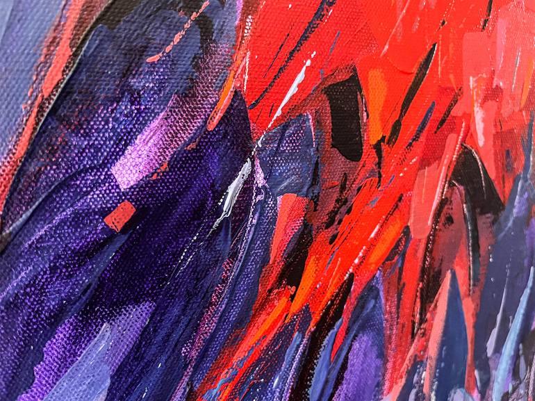 Original Abstract Expressionism Abstract Painting by Natalia Shutiak