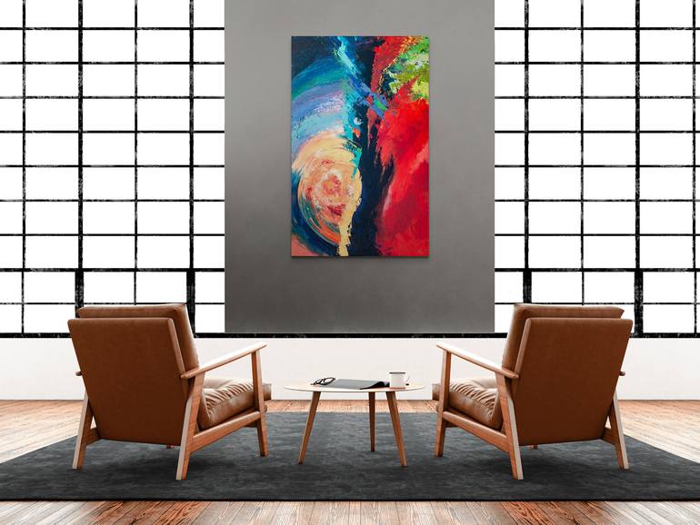 Original Abstract Expressionism Abstract Painting by Natalia Shutiak