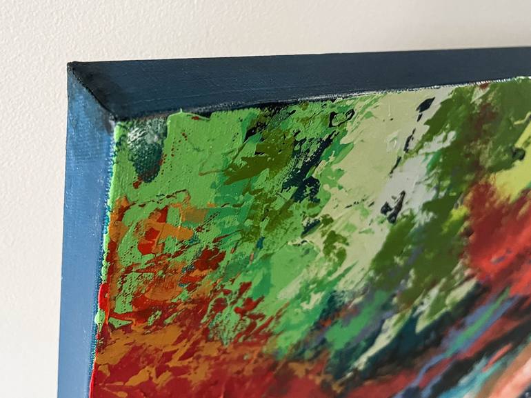 Original Abstract Expressionism Abstract Painting by Natalia Shutiak