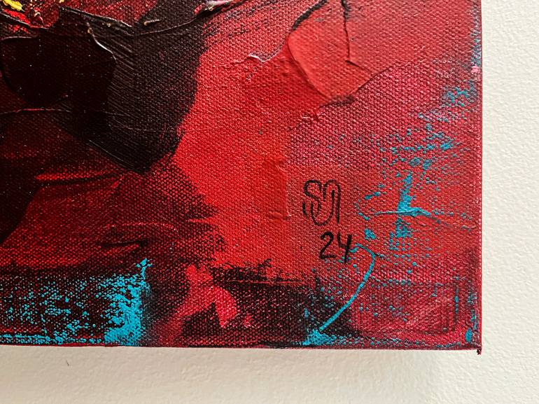Original Abstract Expressionism Abstract Painting by Natalia Shutiak