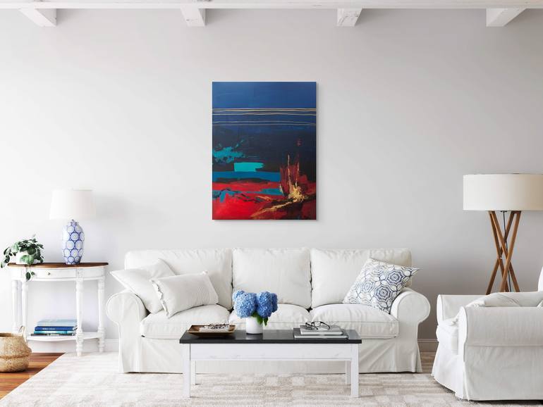 Original Abstract Expressionism Abstract Painting by Natalia Shutiak