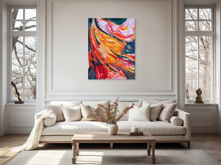 Original Abstract Expressionism Abstract Painting by Natalia Shutiak