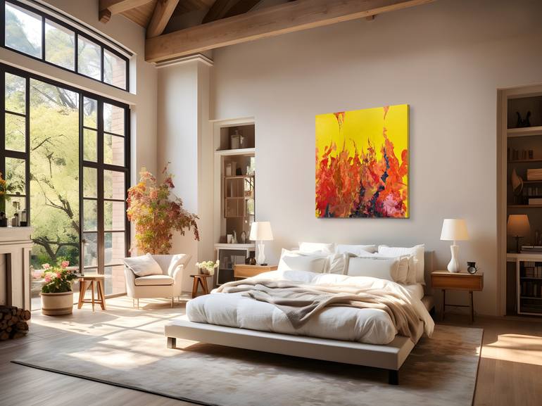 Original Abstract Expressionism Abstract Painting by Natalia Shutiak