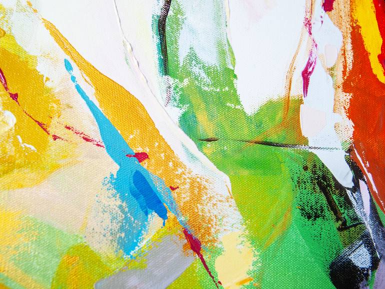 Original Abstract Expressionism Abstract Painting by Natalia Shutiak