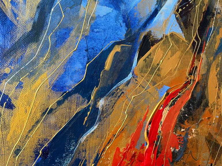 Original Abstract Expressionism Abstract Painting by Natalia Shutiak