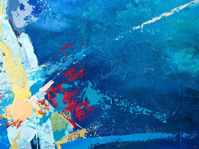 Original Abstract Expressionism Abstract Painting by Natalia Shutiak