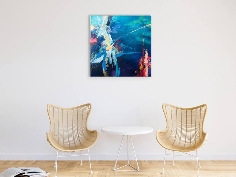 Original Abstract Expressionism Abstract Painting by Natalia Shutiak