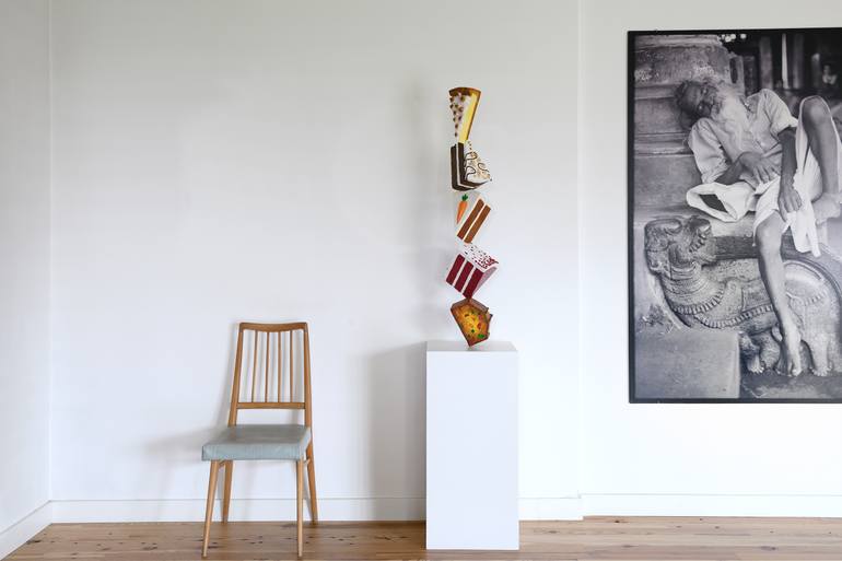 Original Figurative Food & Drink Sculpture by Luis Benolier