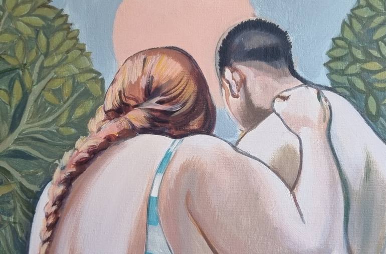 Original Contemporary Classical Mythology Painting by Elizaveta Nabokova