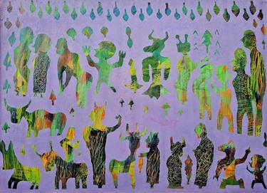 Original Symbolism Patterns Paintings by Hossein Khosrawi