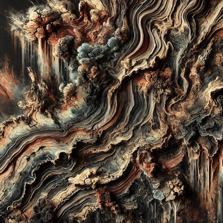 Print of Abstract Expressionism Abstract Paintings by Kimberlee Christiansen
