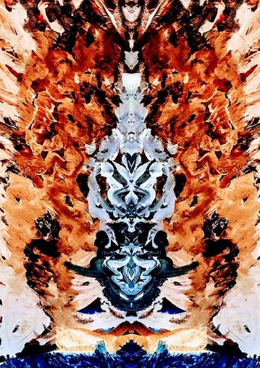 Original Surrealism Abstract Painting by Kimberlee Christiansen