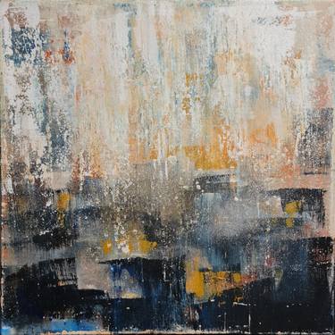 Original Abstract Cities Painting by Shan Faz