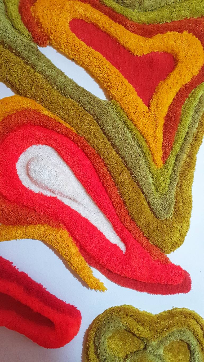 Original Art Deco Abstract Mixed Media by Roezetta Crampton