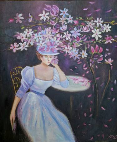 Original Classicism Floral Paintings by Katarina Ivanović Jonesic 