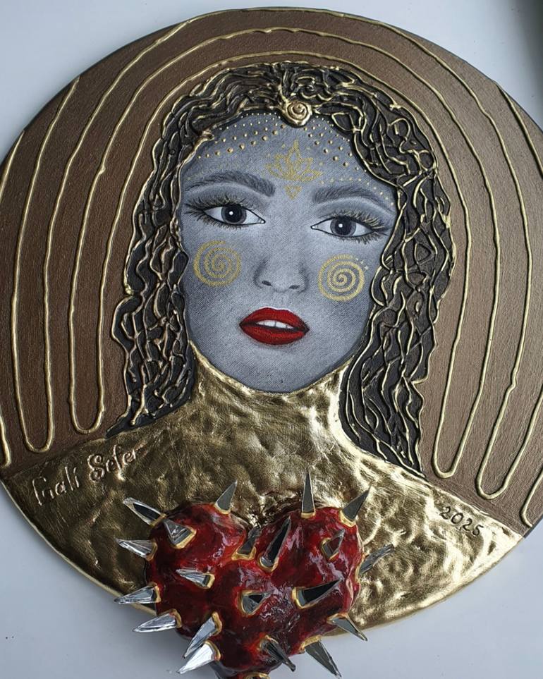 Original Contemporary Erotic Mixed Media by Galì  Sefer
