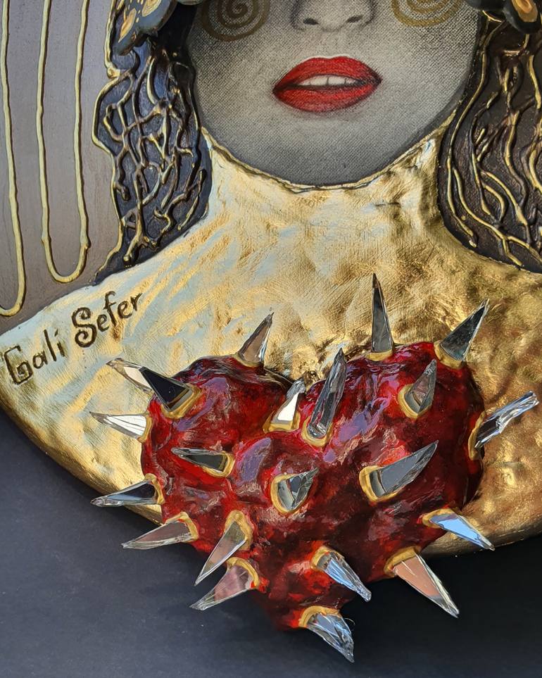 Original Contemporary Erotic Mixed Media by Galì  Sefer
