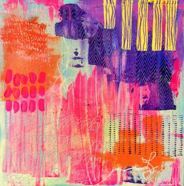 Original Abstract Expressionism Abstract Mixed Media by Emily Underhill