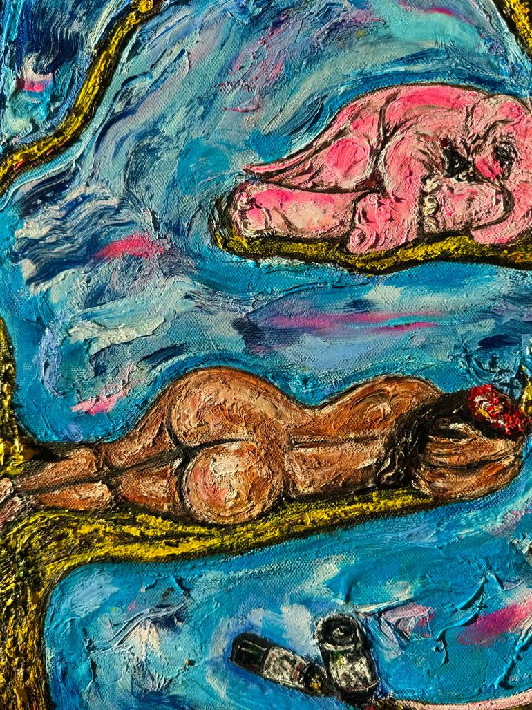 Original Contemporary Landscape Painting by Lima Xart
