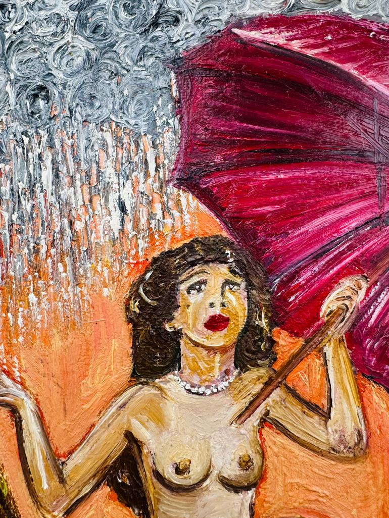 Original Contemporary Nude Painting by Lima Xart