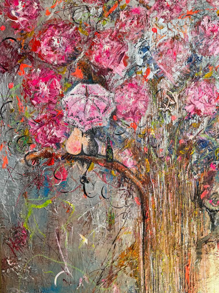 Original Abstract Expressionism Abstract Painting by Lima Xart