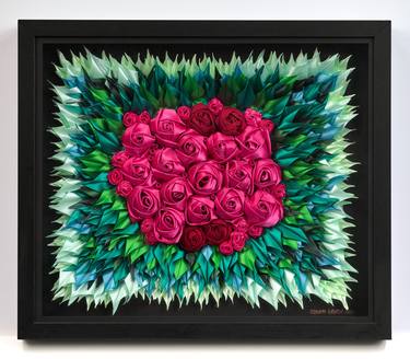 Original Contemporary Abstract Collage by Siddony Kalair