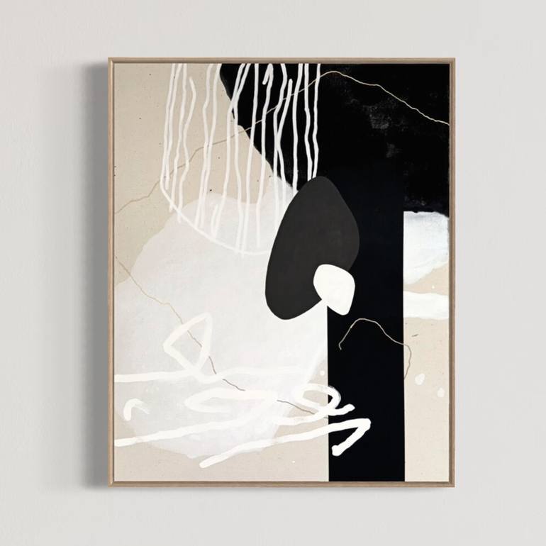 Original Conceptual Abstract Painting by Christine Beliveau