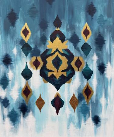 Original Abstract Patterns Paintings by Fatimie Ashyrova