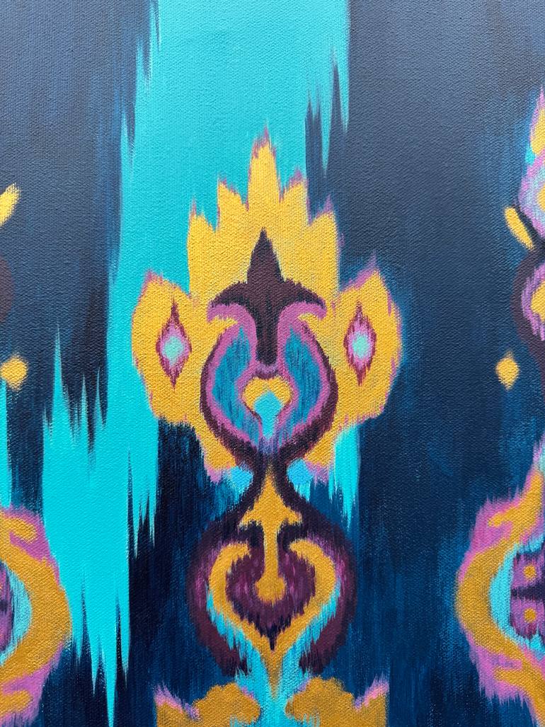 Original Abstract Patterns Painting by Fatimie Ashyrova