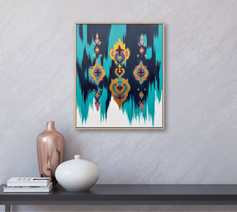 Original Abstract Patterns Painting by Fatimie Ashyrova
