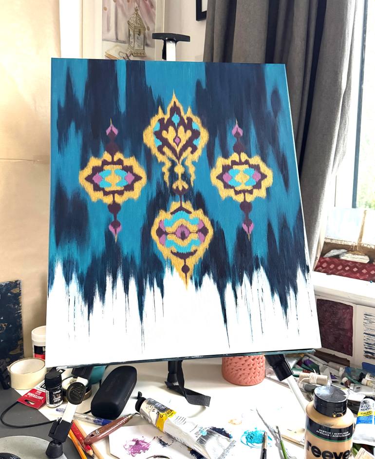 Original Abstract Patterns Painting by Fatimie Ashyrova