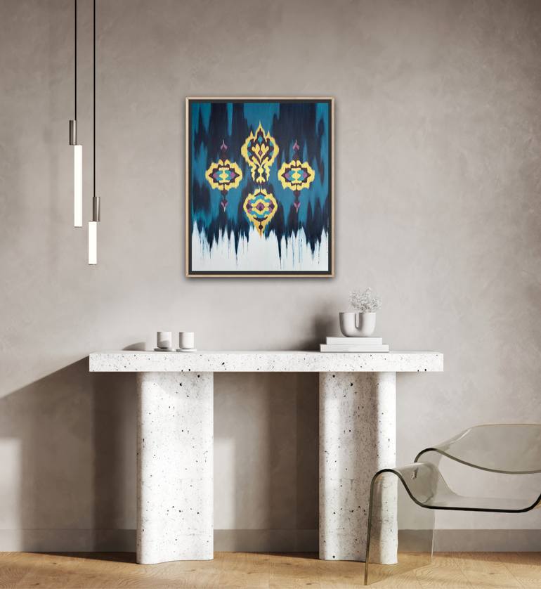Original Abstract Patterns Painting by Fatimie Ashyrova
