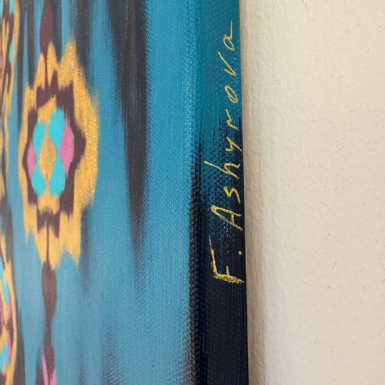 Original Abstract Patterns Painting by Fatimie Ashyrova