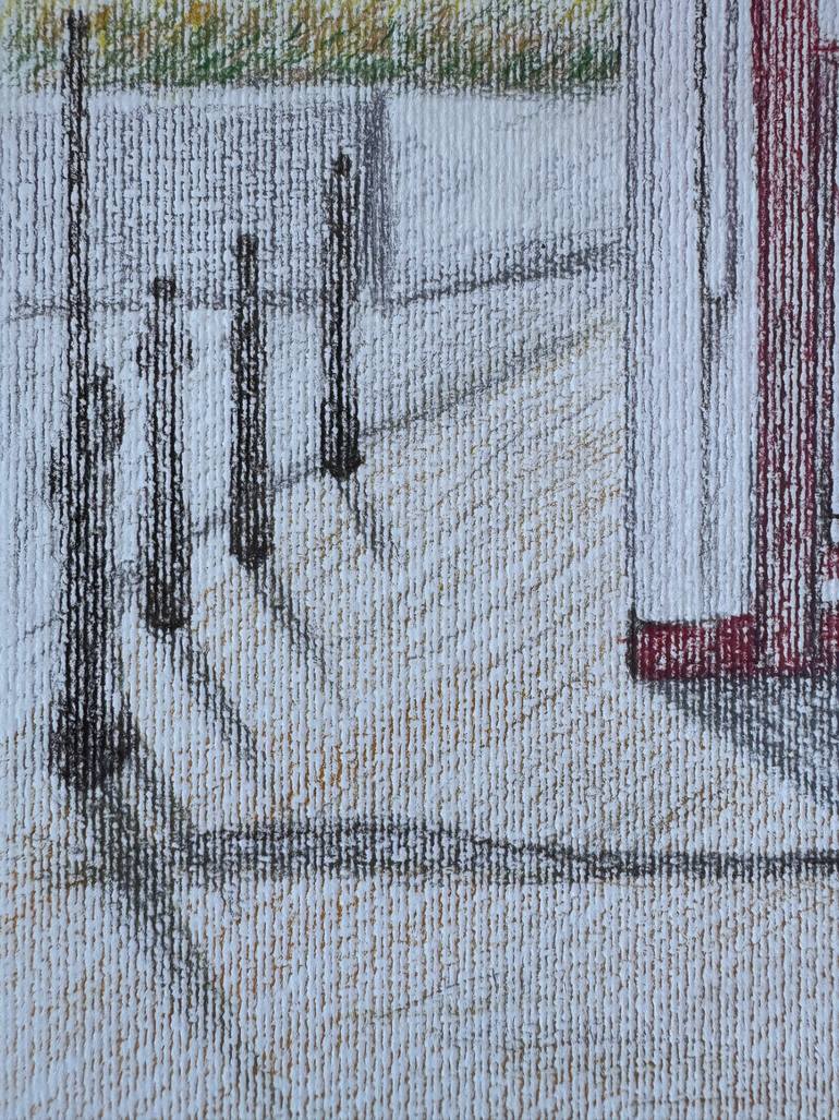 Original Illustration Architecture Drawing by Fatimie Ashyrova