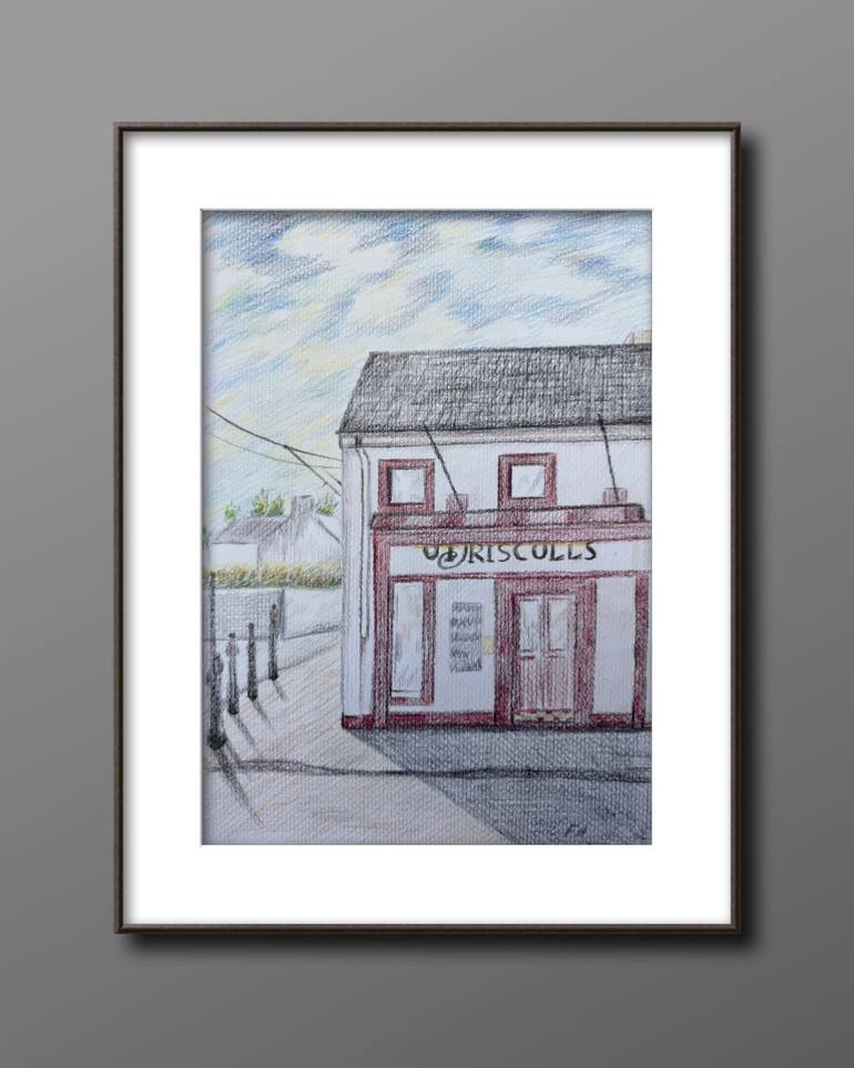 Original Illustration Architecture Drawing by Fatimie Ashyrova