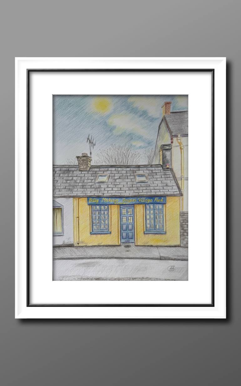 Original Realism Architecture Drawing by Fatimie Ashyrova