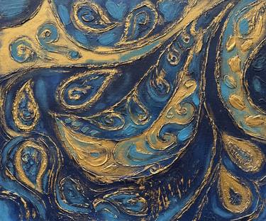 Original Abstract Patterns Paintings by Fatimie Ashyrova